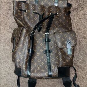 Louis Vuitton Brown and Black Monogram Backpack